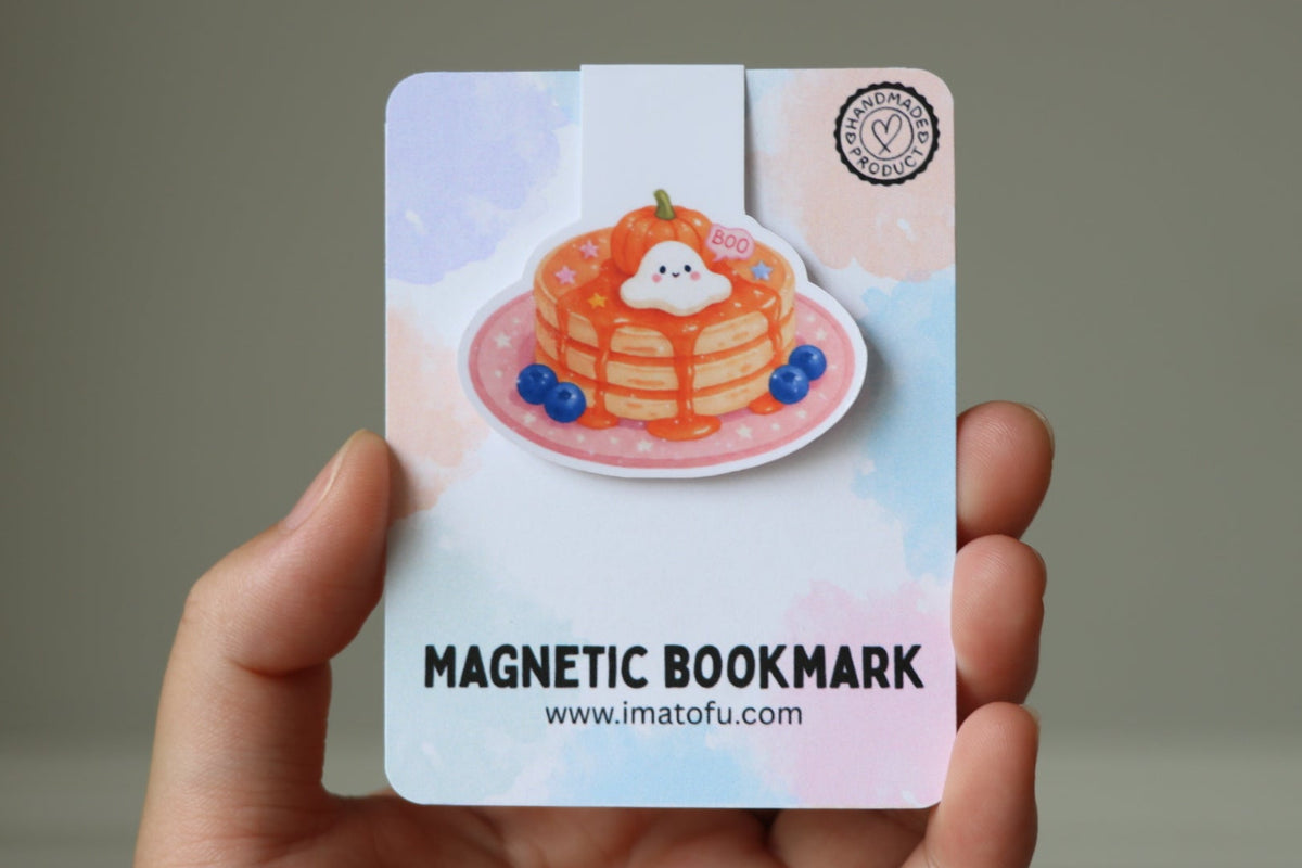 Boo-tiful Pumpkin Pancakes Magnetic Bookmark