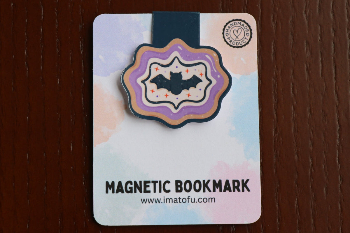 Bat Sugar Cookie Magnetic Bookmark