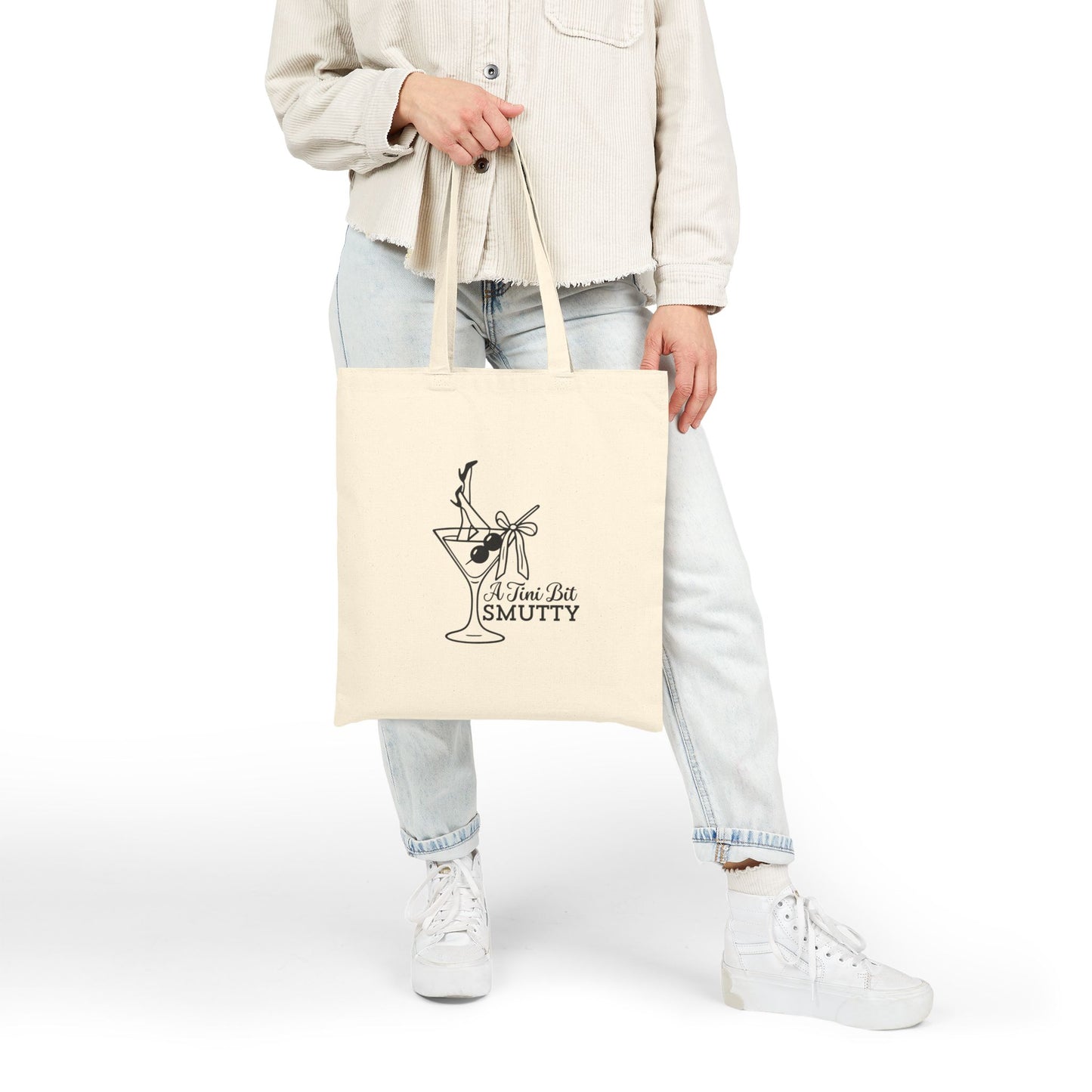 Canvas Tote Bag — "A Tini Bit Smutty" Cocktail