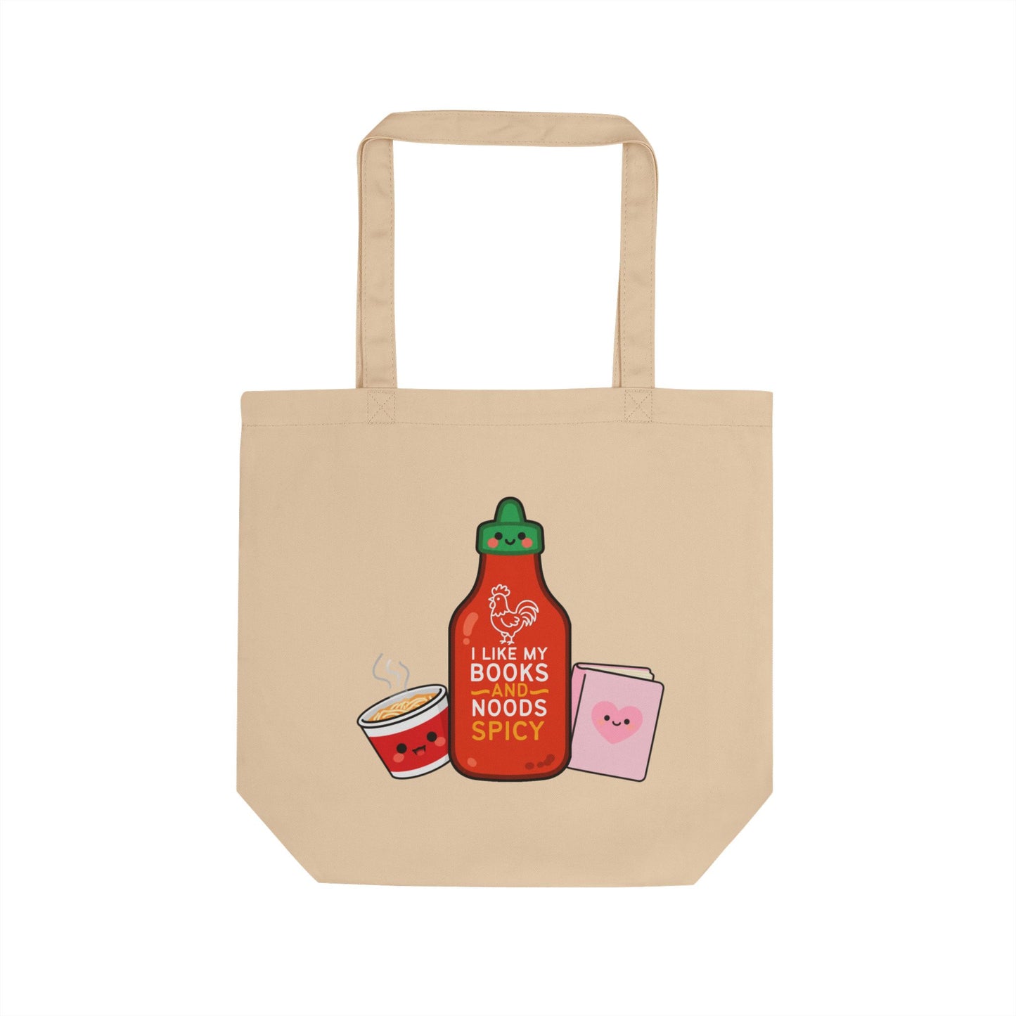 Spicy Reader Eco Tote - "Books & Noods"