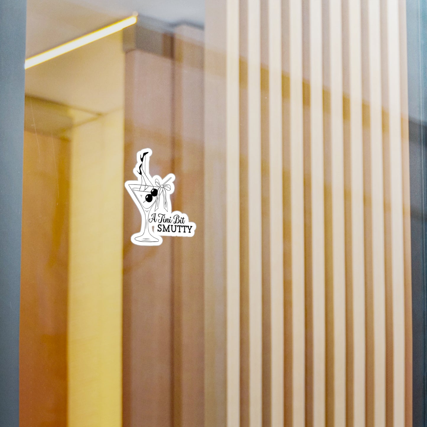 Spicy Martini Sticker — "A Tini Bit Smutty"