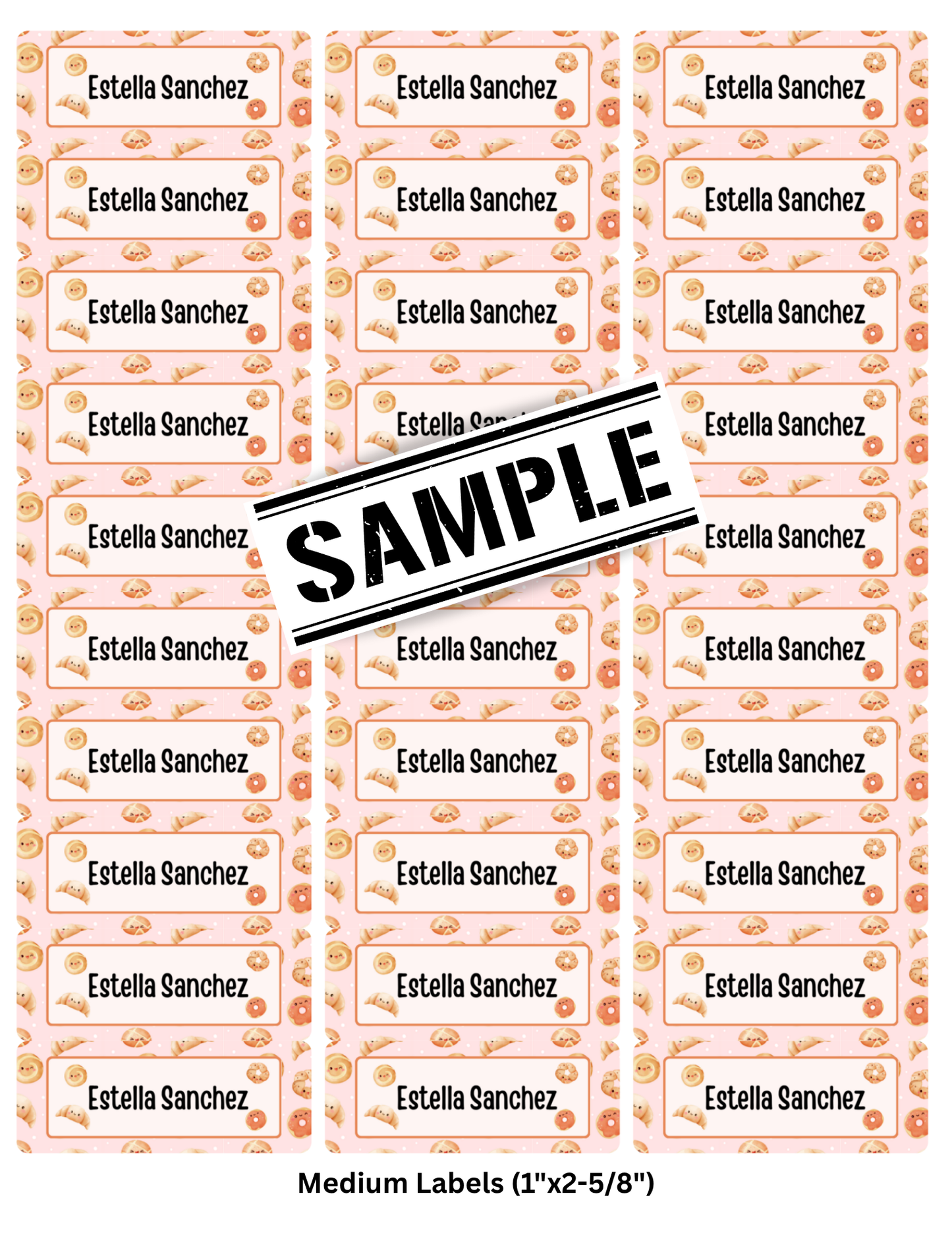 Digital Back-to-School Supply Label Bundle *CUSTOM, ANY THEME*