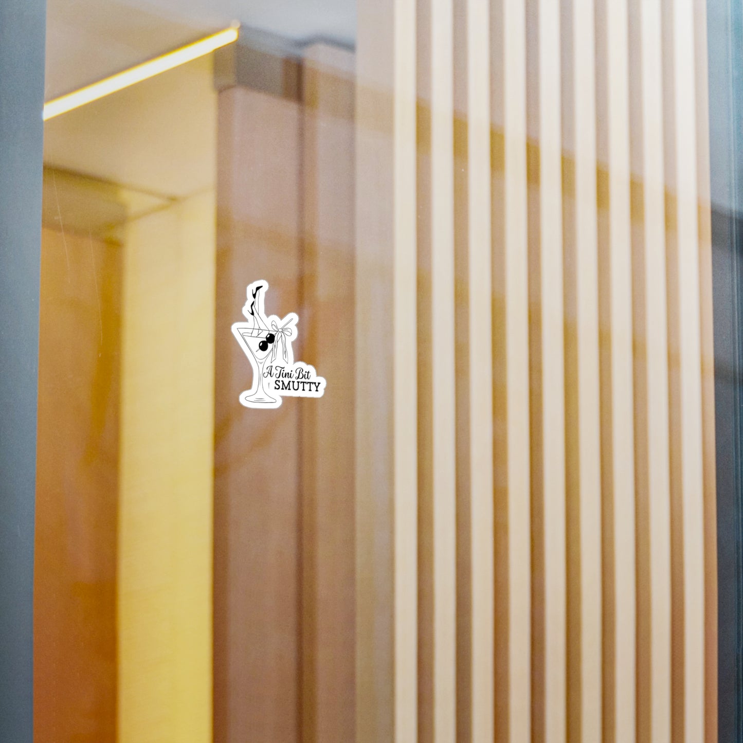 Spicy Martini Sticker — "A Tini Bit Smutty"