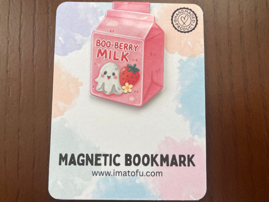 Boo-Berry Milk Magnetic Bookmark