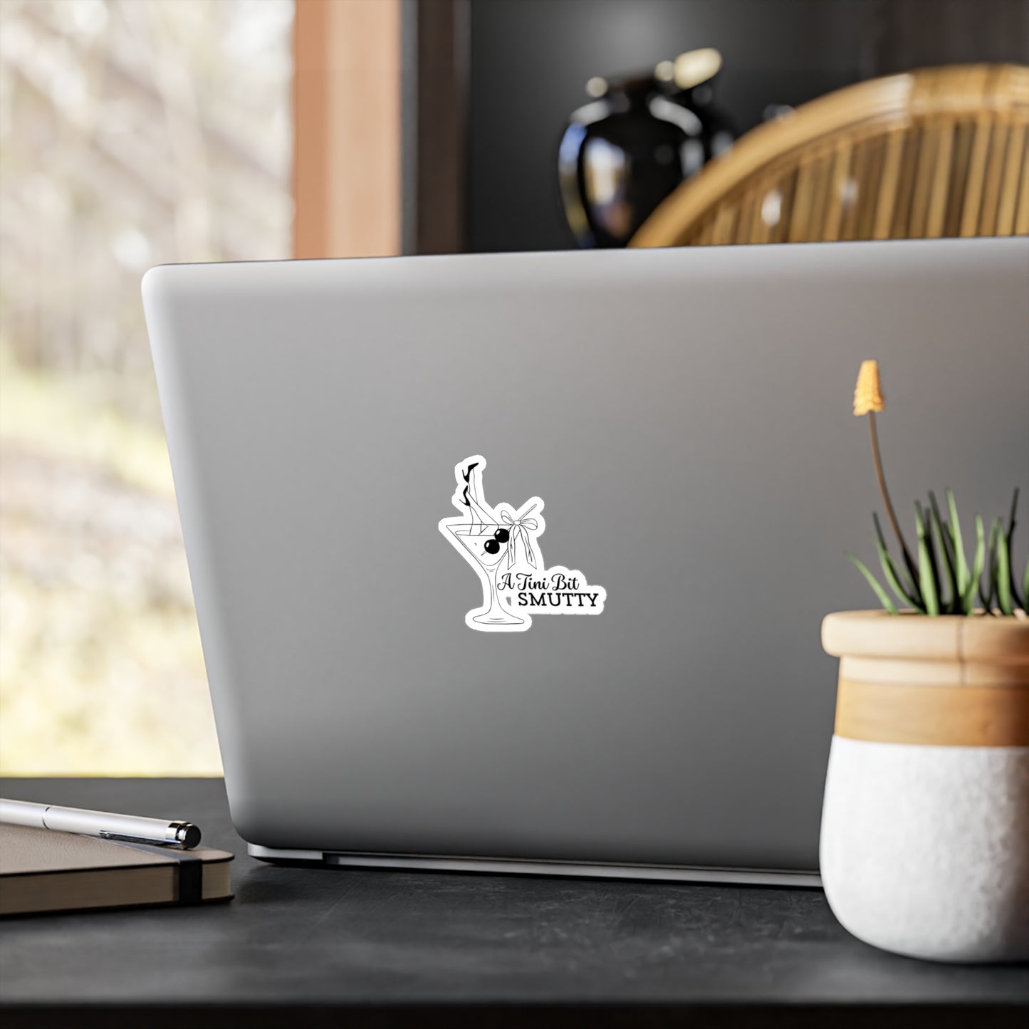 Spicy Martini Sticker — "A Tini Bit Smutty"