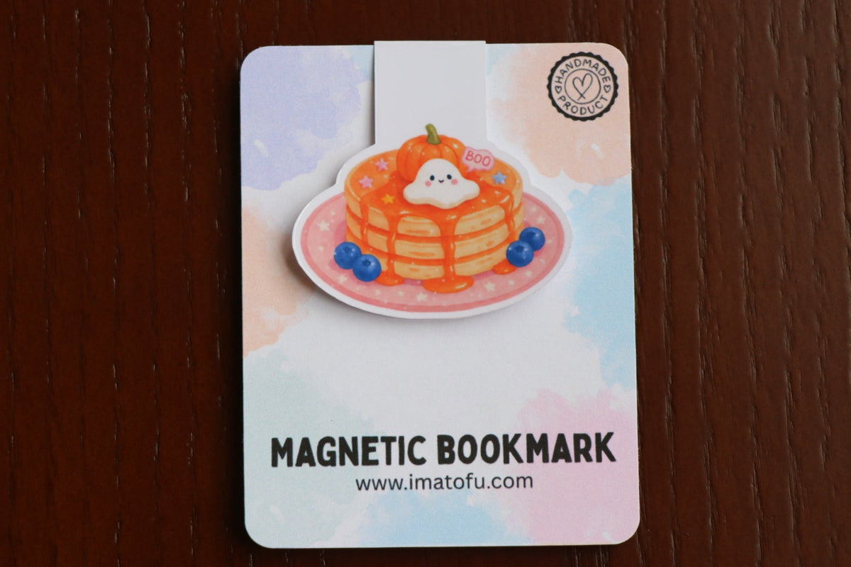Boo-tiful Pumpkin Pancakes Magnetic Bookmark