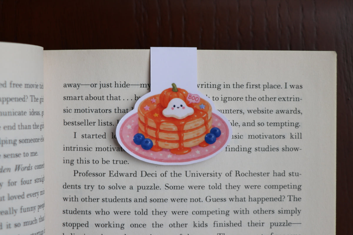 Boo-tiful Pumpkin Pancakes Magnetic Bookmark