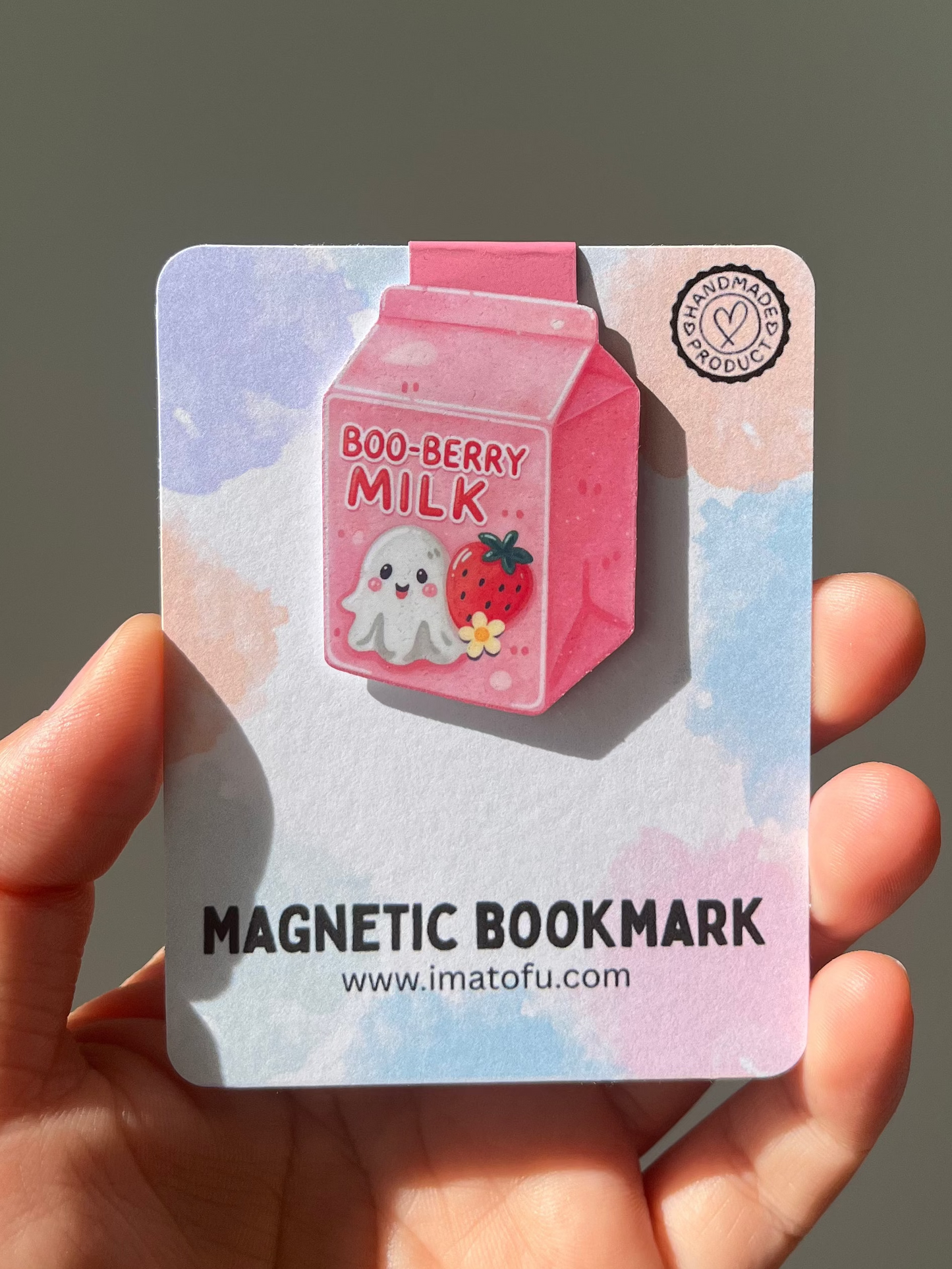 Boo-Berry Milk Magnetic Bookmark