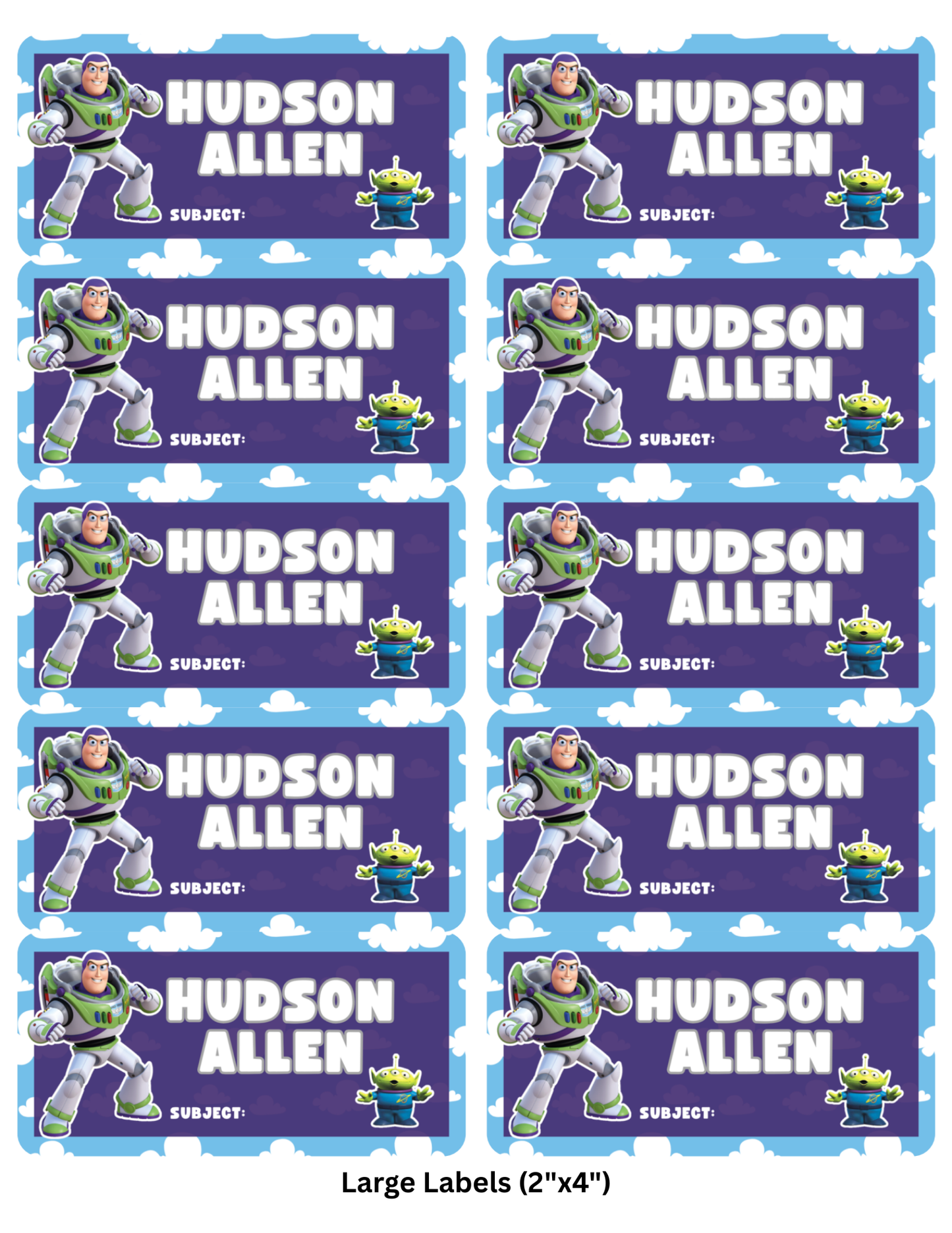 Back-to-School Supply Label Bundle *CUSTOM, ANY THEME*